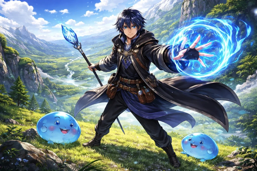 My Isekai Life character Yuji’s magic at the cliff's edge