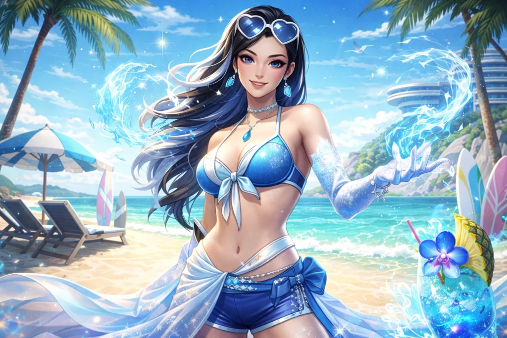 marvel rivals luna snow summer skin