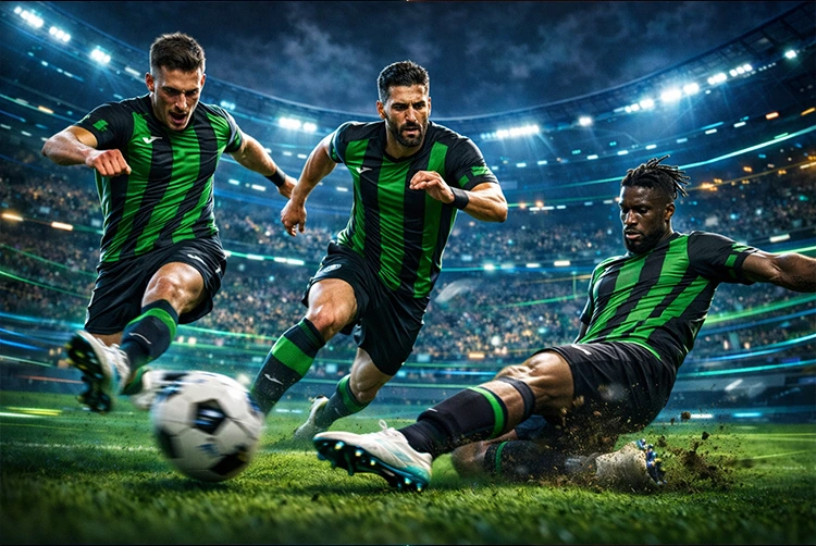 Lombardia FC in EA FC 2026 showdown in neon lights