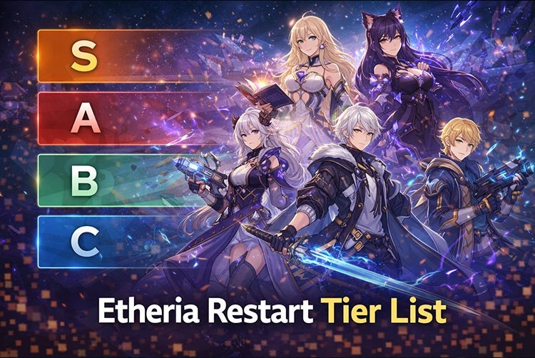 Etheria Restart tier list overview