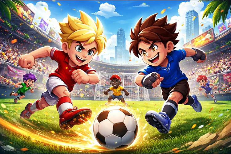 Football Bros - Popular Google Doodle Games