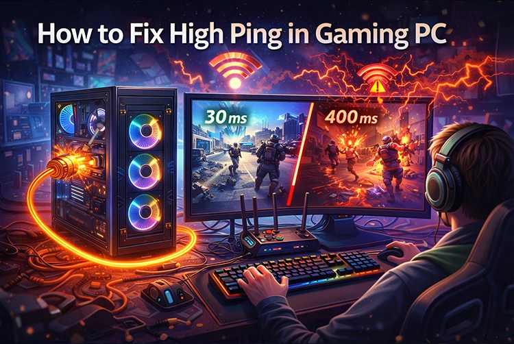 How to fix high ping in gaming pc