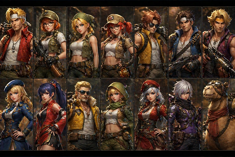 Metal Slug Awakening Characters List