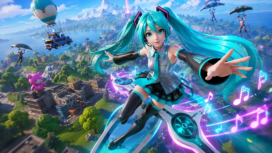 Hatsune Miku Fortnite