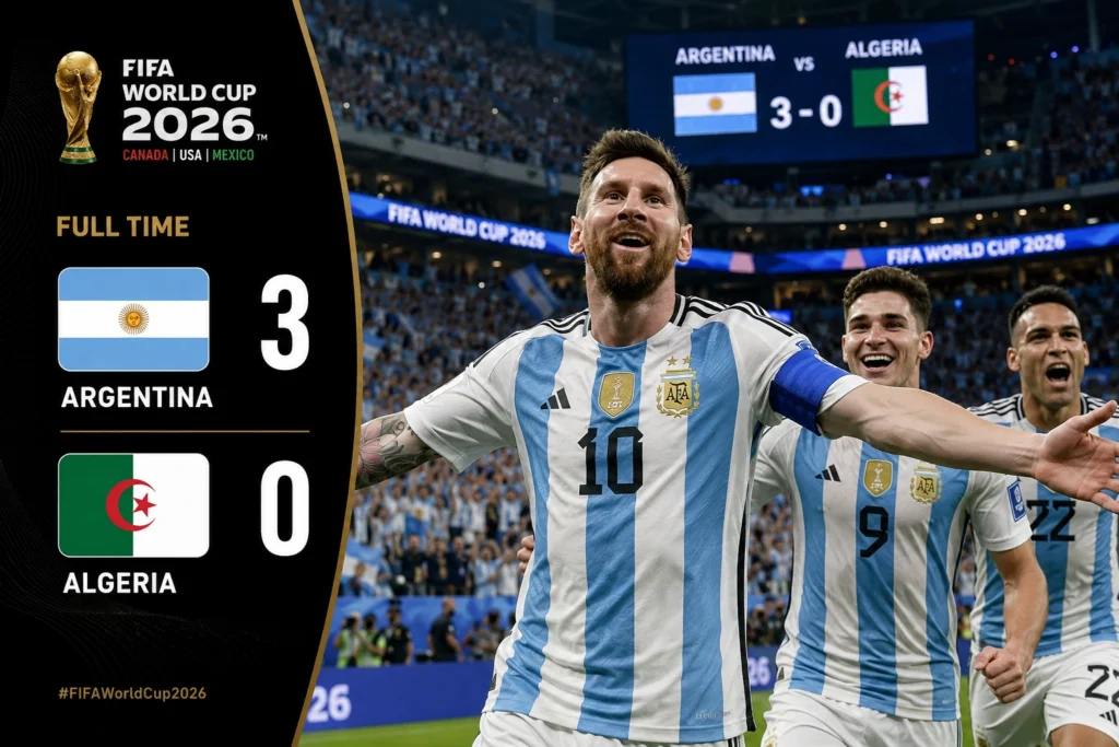 Argentina 3-0 Algeria