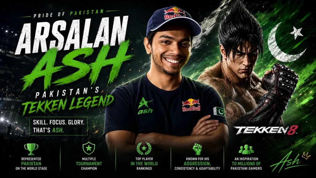 Arsalan Ash Pakistan's Tekken Legend
