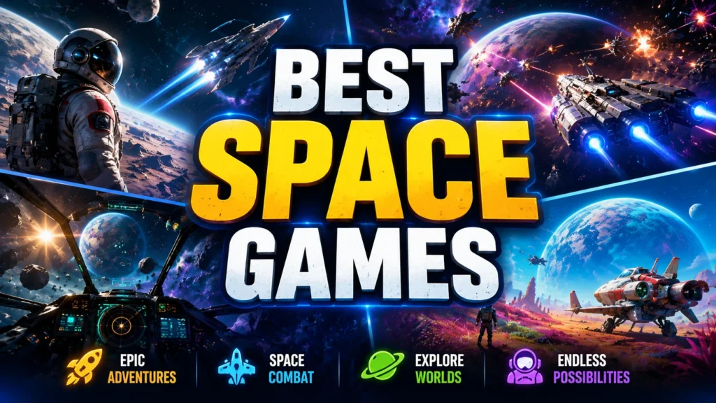 Best space games in action