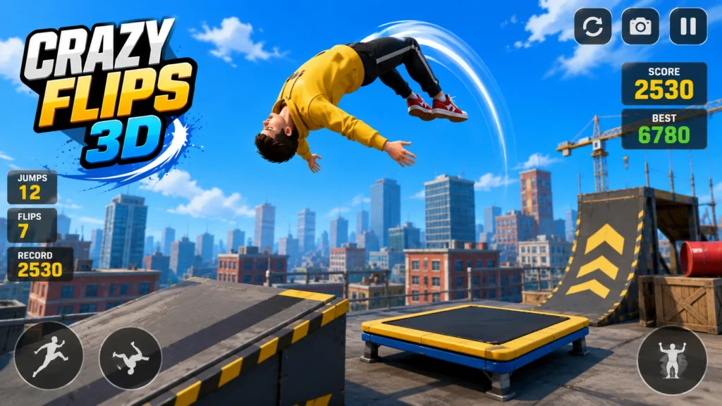 Crazy Flips 3D